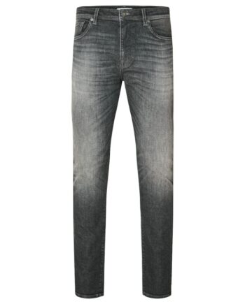 Grå Slh175 Slimleon 6302 Soft Jns - Selected Jeans  - 5715425934407