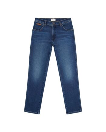 Blå Texasslim Darktrails - Wrangler Jeans  - 5401139158221