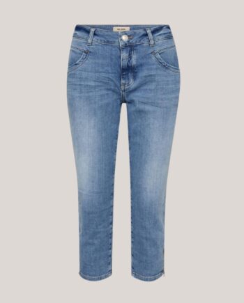 Mmnaomi Olympos Jeans Lyse Denim Blue Jeans Capri - Mos Mosh Jeans