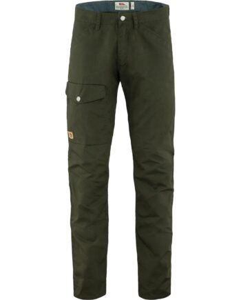 Grøn Fjallraven Mens Greenland Jeans Reg Deep Forest 662 - Fjällräven Jeans  - 7323450454302