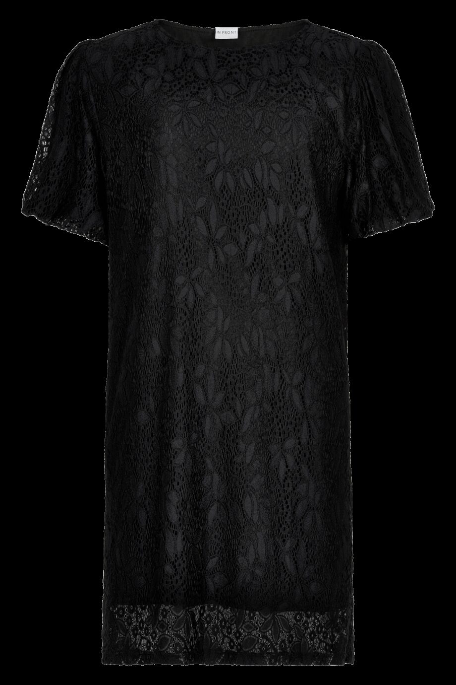 Sort Front Gina Lace Kjole Farve: Black Størrelse: Dame - In Front Kjoler  - 5714220128271