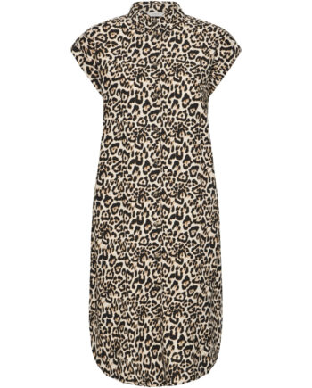 Leopard Young Dame Kjole Byfalakka Rainy Day Mix - B.young Kjoler  - 5715749000321