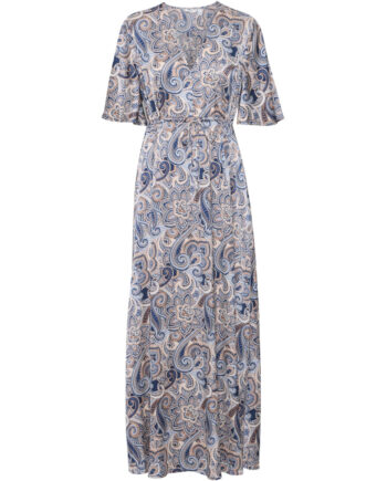 Blå Young Dame Kjole Byhilly Blue Paisley Mix - B.young Kjoler  - 5715749309288