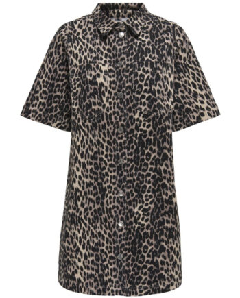 Sort Only Dame Kjole Onlanlie Black Leo - Only Kjoler  - 5715669714681