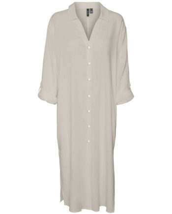 Vero Moda Dame Kjole Vmlinn Moonbeam - Vero Moda Kjoler  - 5715516822286