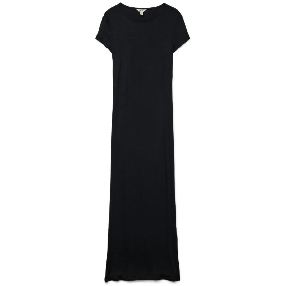 Sort Vero Moda Dame Kjole Vmsaanvi Black - Vero Moda Kjoler  - 5715677930431