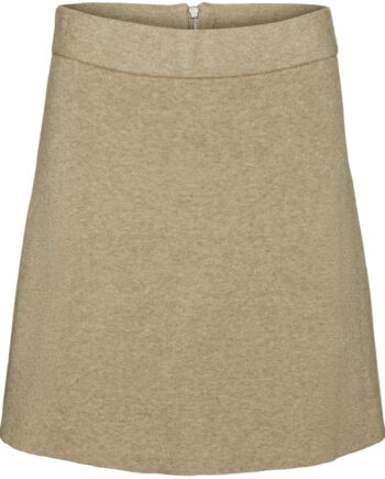 Vero Moda Dame Nederdel Vmgold Silver Mink Melange - Vero Moda Nederdele  - 5715611345871