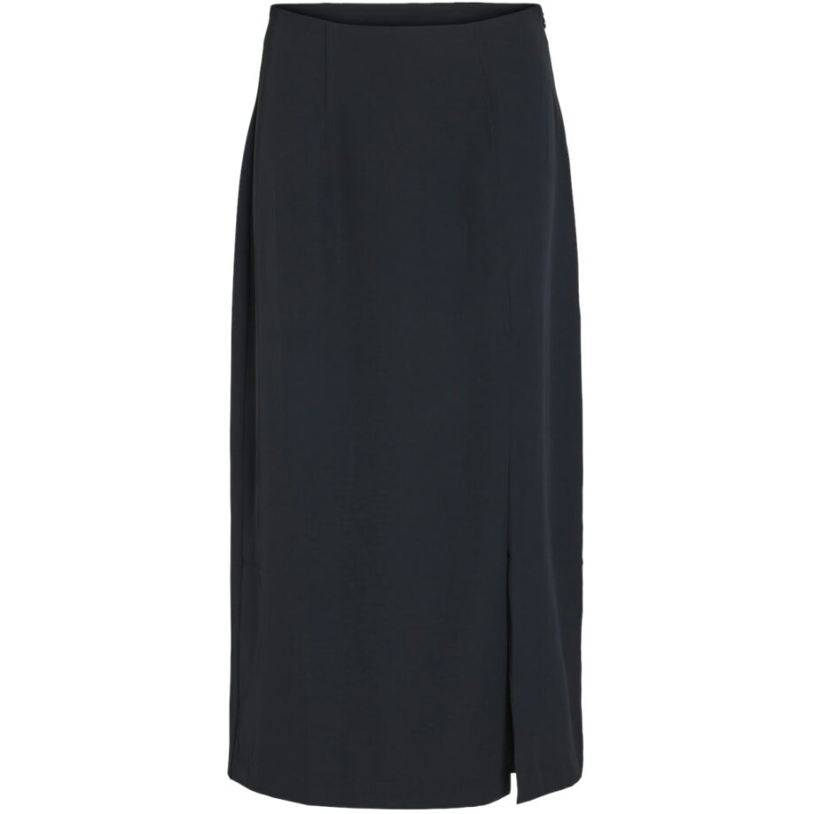 Sort Vila Dame Nederdel Visivanni Black Beauty - Vila Nederdele  - 5715359950474