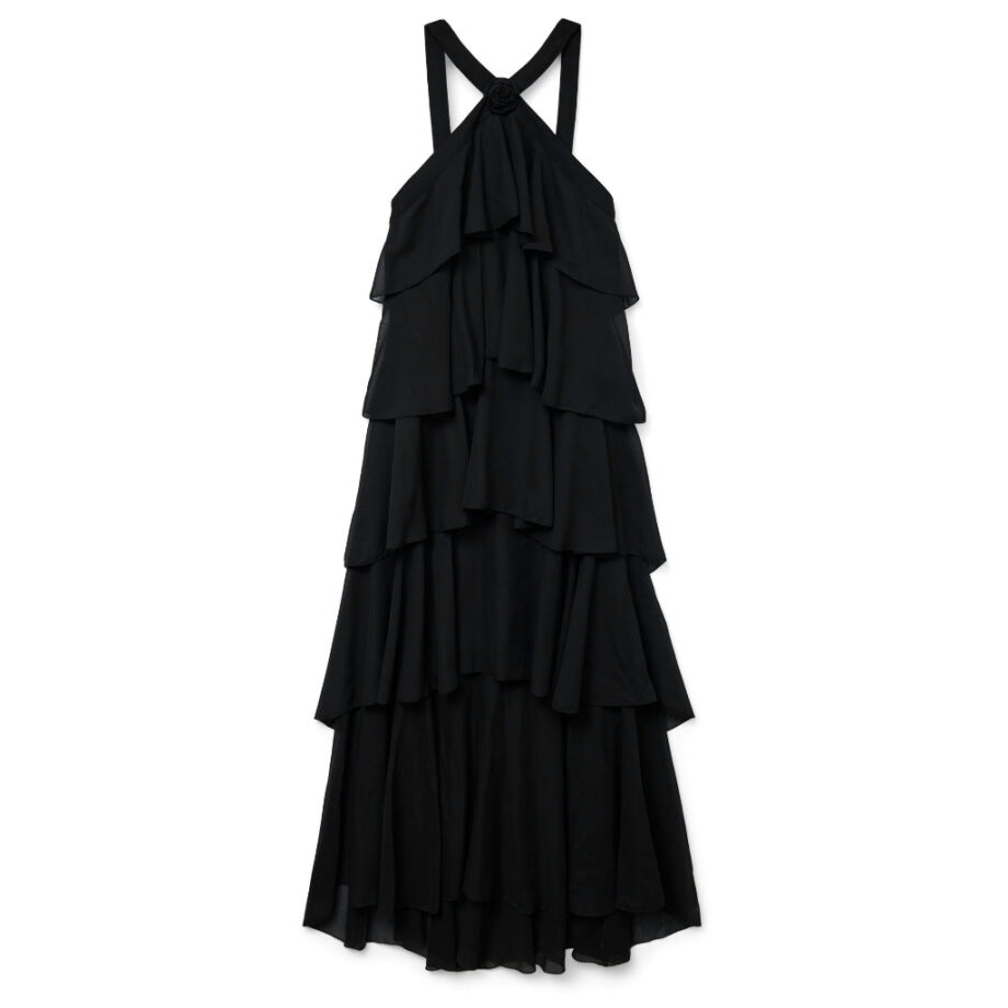 Sort Vero Moda Dame Kjole Vmfelicia Black - Vero Moda Kjoler  - 5715717572348
