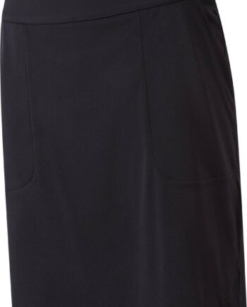 Sort Footjoy Interlock Solid Skort Long Dame Nederdel Black Str Lang - Footjoy Nederdele  - 0084984901805