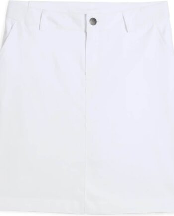 Hvid Puma Jan Skirt Dame Nederdel White Glow Str Lang - Puma Nederdele  - 4067983779138