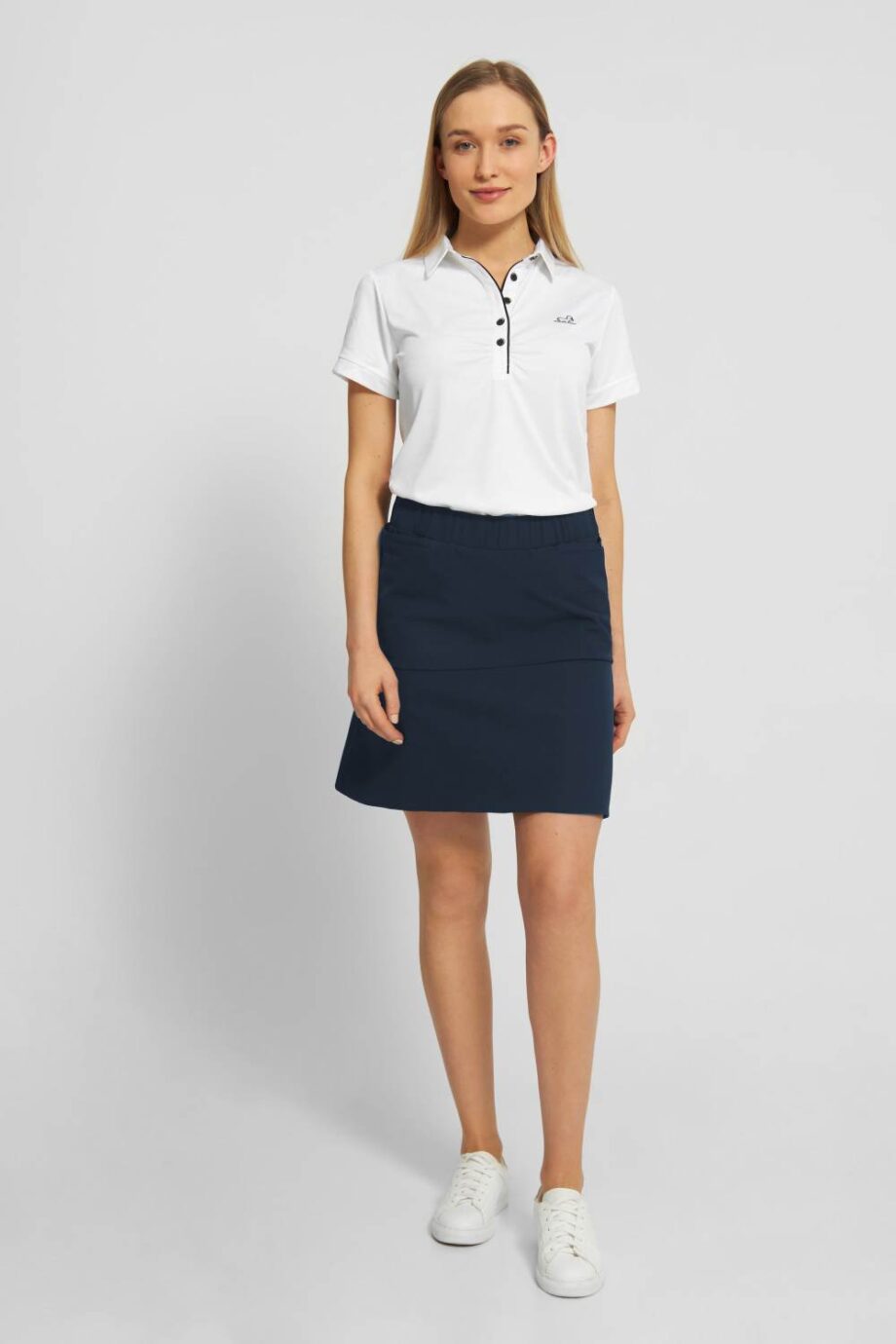 Navy What Bunkers Sophia Dame Nederdel Str Normal - What Bunkers Nederdele  - 5740005907854