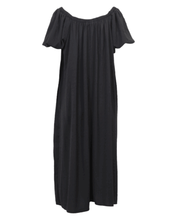 Sort Sirup Off Shoulder Dame Kjole Black - Sirup Kjoler  - 5715066069827