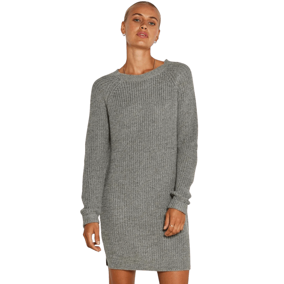 Medium Grey Mel Noisy May Siesta Dame Kjole Ange - Noisy May Kjoler  - 5713734063016