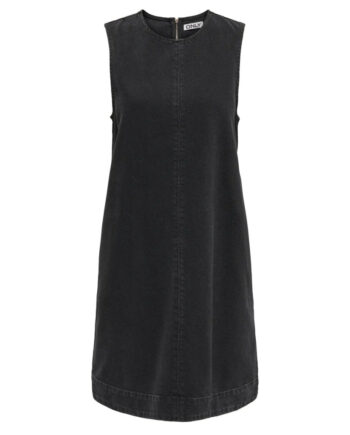 Sort Only Dame Kjole Onldorsi Washed Black - Only Kjoler  - 5715724867628