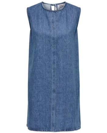 Blå Only Dame Kjole Onlvigga Medium Blue Denim - Only Kjoler  - 5715720317929