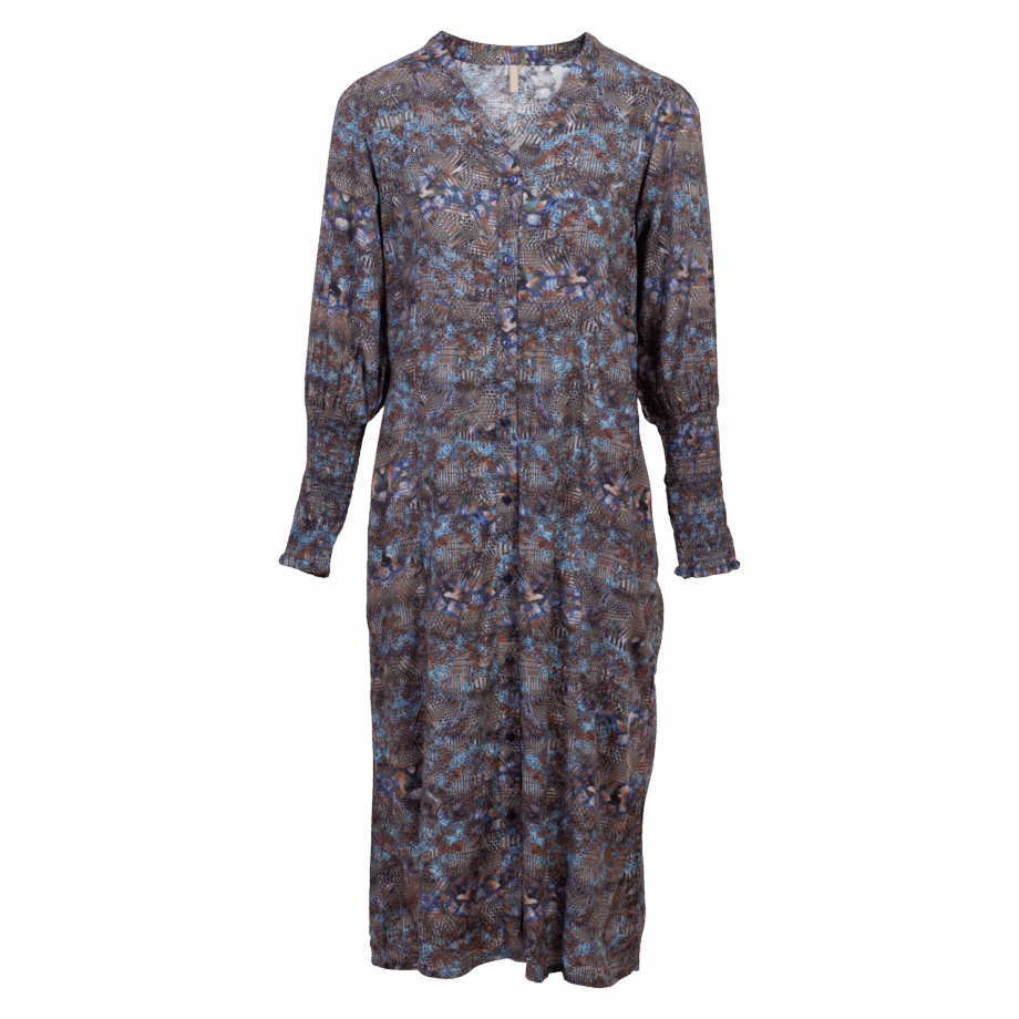 Blue Combi Cassiopeia Mettele Dame Kjole Plus Size - Cassiopeia Kjoler