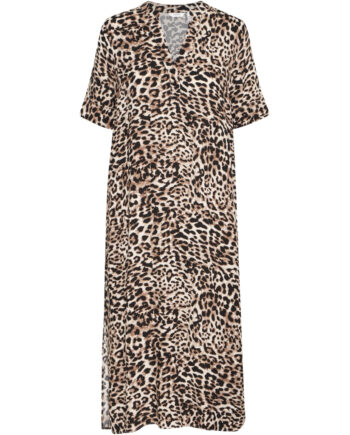 Birch Young Dame Kjole Bymmjoella Leopard - B.young Kjoler  - 5715574188515