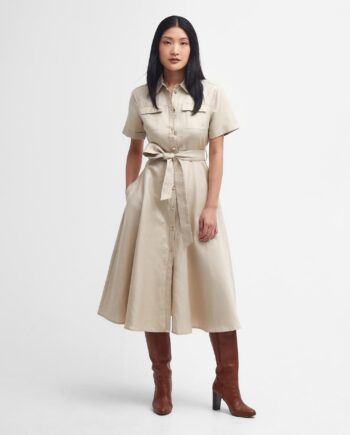 Barbour Dame Kjole Margaret Midi - Barbour Kjoler  - 5020985377381