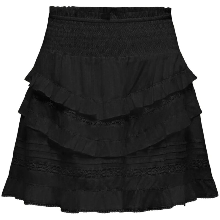 Sort Only Dame Nederdel Onljasmin Black - Only Nederdele  - 5715726272819
