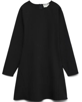 Sort Vero Moda Dame Kjole Awtenora Black - Vero Moda Kjoler  - 5715730574411