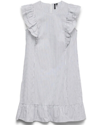 Sort Vero Moda Dame Kjole Vmaila Snow White Black - Vero Moda Kjoler  - 5715830343078