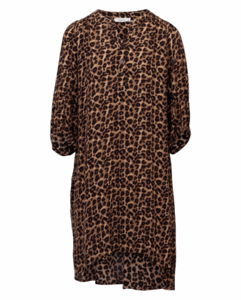 Brown Animal Zbyz Dame Tunika Plus Size - Zbyz Kjoler  - 5714470216261