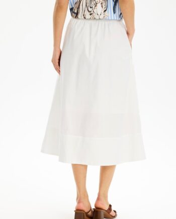 Hvid Front Sandra Nederdel Farve: White Størrelse: Dame - In Front Nederdele  - 5714220383403