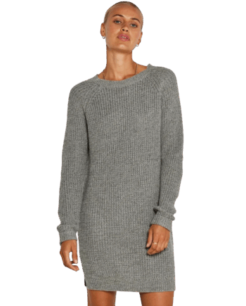 Medium Grey Mel Noisy May Siesta Dame Kjole Ange - Noisy May Kjoler  - 5713734063016