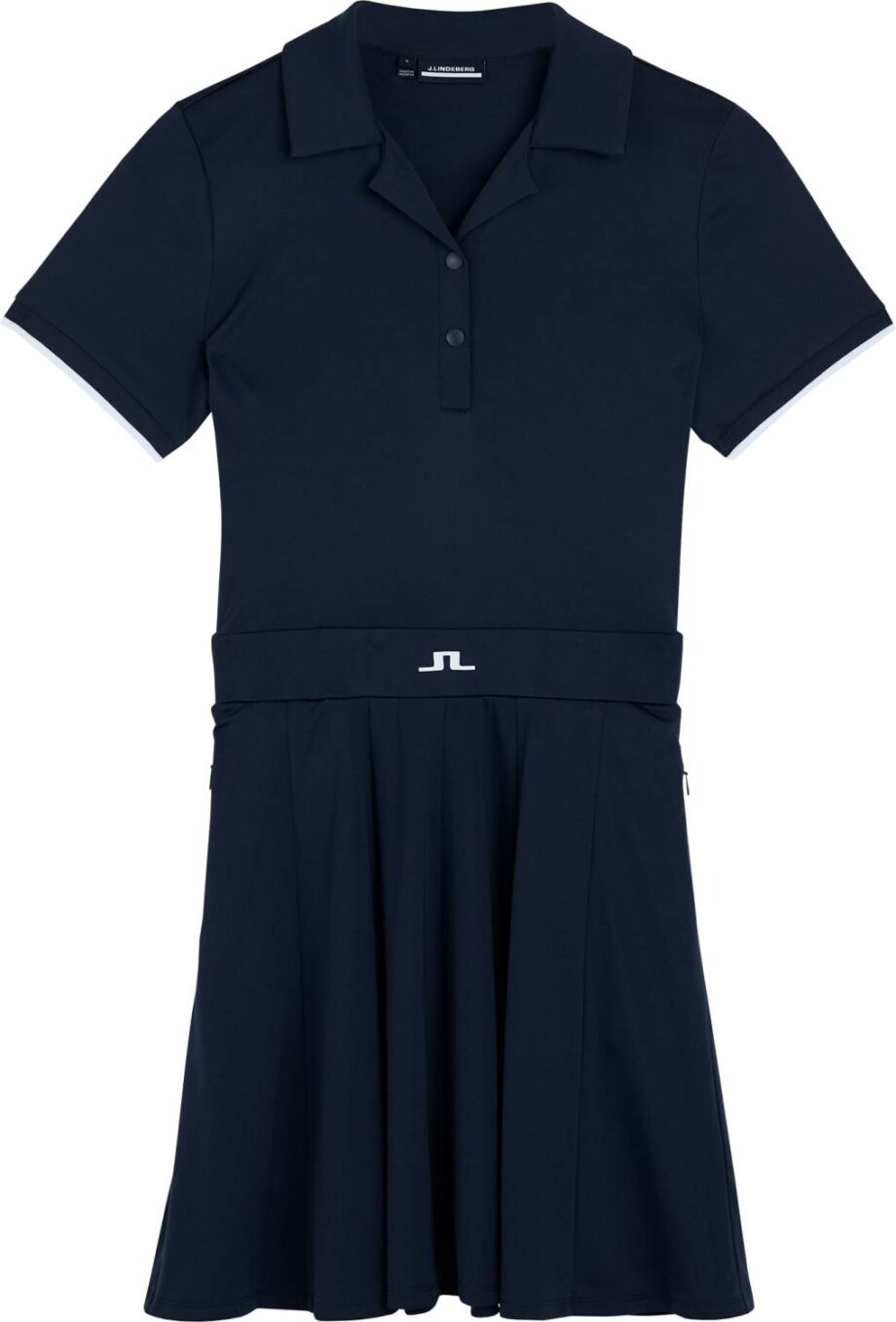 Navy Lindeberg Dagmar Dame Kjole Str - J. Lindeberg Kjoler  - 7310428595037